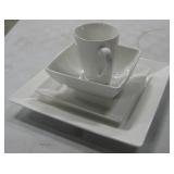 White Tone Food Network Dishware Set & Mugs