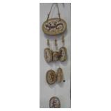 30"L Southwestern Clay Lizard Form Wind Chimes
