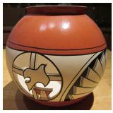 7" Phillip Nez Signed Native American Pottery