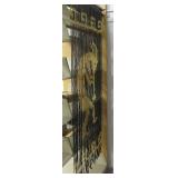 Wood Bead Kokopelli Wall Hanging / Door Curtain