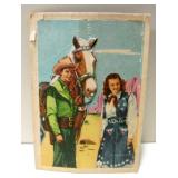VNTG Post Cereals Roy Rogers Pop Out Art Card
