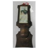 VNTG Wood Ferndell Grocery Matchstick Holder 11"