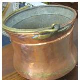 10" Hand Hammered Copper Pot