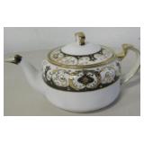Vintage Nippon Hand Painted Gold Tone Tea Kettle