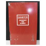 Vintage Sanistor Emergency Fire Blanket Case