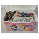 Box of Various Vintage Decorative Buttons