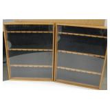 2 - 24 Slot 17"x13" Shadow Box Spoon Displays