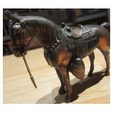 7" Copper Washed Horse Figurine