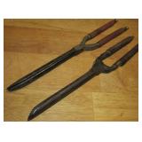 2 Antique Diamant Roller Curling Irons