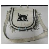 Vintage Calf Skin NA Styled Side Shoulder Bag