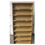 8-Tier Wood Shelf - 32" x 7.25" x 71.5"