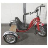 Vintage Schwinn Red Tricycle w/ Wood Step