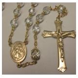 Gold Over Sterling Silver Crucifix w/ Gift Box