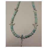 Sterling Silver & Turquoise SW Necklace