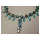 Sterling Silver & Turquoise SW Necklace