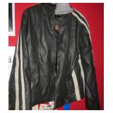 Arizona Jeans Simulated Leather Jacket - Large