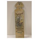 Antique National Insurance Co. Metal Placard Sign