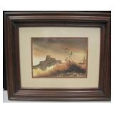 20"x24" Signed Original SW Landscape Watercolor