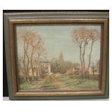 11"x13" VNTG Camille Pissarro Landscape Art Repro