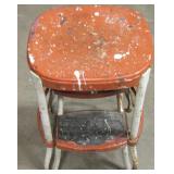 Vintage & Rustic 2 Tone 3 Step Stool
