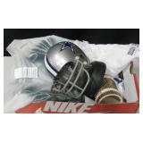Box of Dallas Cowboys Memorabilia & Ladies Mug
