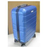 21"x14"x9" Blue Tone Sky City Rolling Suitcase