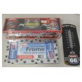 NIB Coca-Cola Nascar Mugs Paw License Plate & More