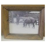 14"x17" VNTG Bob Lee Cowboy & Horses Art Print