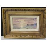 14"x20" Orpinas Beach Scene Art Print on Board