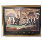 27"x35" Game of Fate C. Consani Art Print on Board