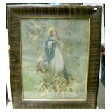 25"x21" Vintage Immaculate Conception Art Print