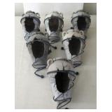 6 Outdoor Hanging Sconces w/ Mounting Brackets