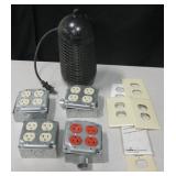 Stinger Bug Zapper & 4 (4 Slot) Industrial Sockets