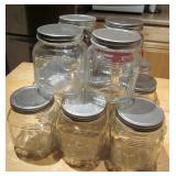 13 Glass Containers w/ Lids