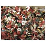 Box of Various Christmas Ornament Resin Figurines