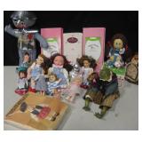 Tub Of Dolls & Figurines - WOOZ, Alexander, etc...