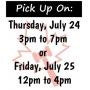 Online Auction 620 ~ Closes WEDNESDAY July 23