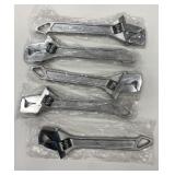 5 New Full Contact 10" Wrenches