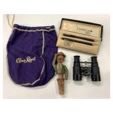 Vintage Lot - Wine Cork, Cross Pen Set +