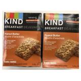 2x 200g Kind Breakfast Peanut Butter Bars
