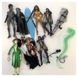 Lot of Lady Action Figures