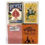 4 Packs of Playing Cards