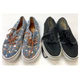 2 Used Pairs Vans Size 7.5 & 8 Womens