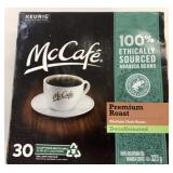 30 McCafe Premium Roast Decaf K-Cup Coffee Pods