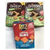 Breton Veggie Bites & Ritz Cheese Nibs