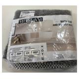 New 16" x 23" Shower/Bath Mat Grey