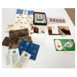 Stamps & Replica Coins & Cash