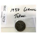 1938 German Token