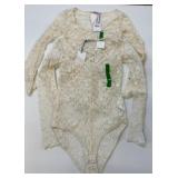 2 New Zara Size S Lace Bodysuits