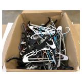 Large Box Lot of Assorted Hangers